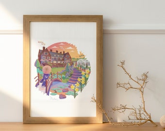 Winterbourne A4 Art Print