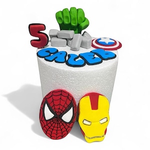 Superhero Cake Topper Partydekoration