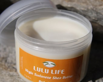 South Sudanese Fair Trade Virgin Lulu Shea Body Butter 7.2 fl oz