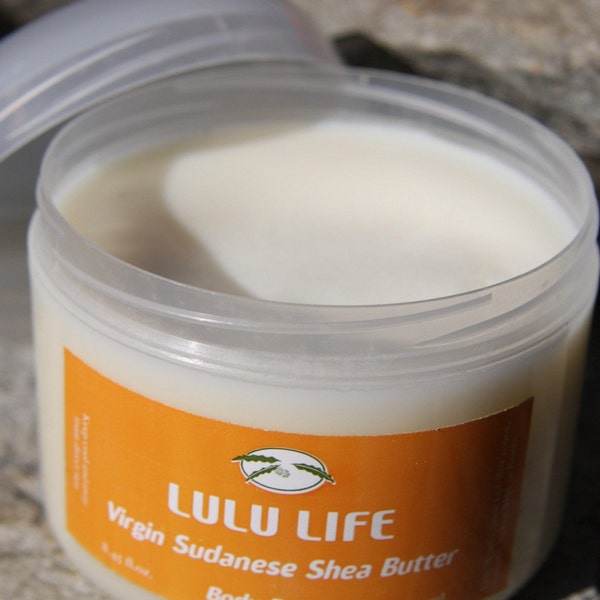 South Sudanese Fair Trade Virgin Lulu Shea Body Butter 7.2 fl oz