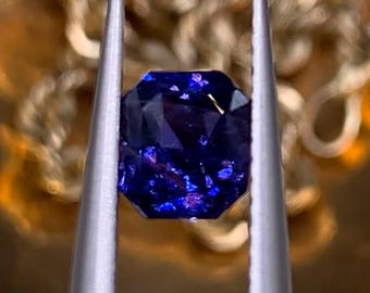 1.04Ct Natural Rare Vivid Purple Sapphire From Madagascar