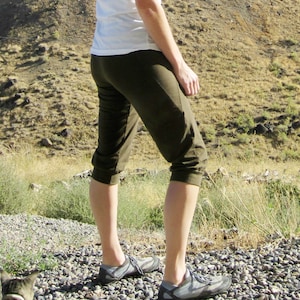 Knee length joggers shop