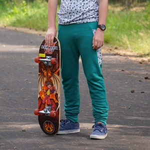 Boxwood Joggers 6-16 Juniors UNISEX PDF sewing pattern, knit joggers sewing pattern, knit pants, tween sewing pattern, teen pants sewing