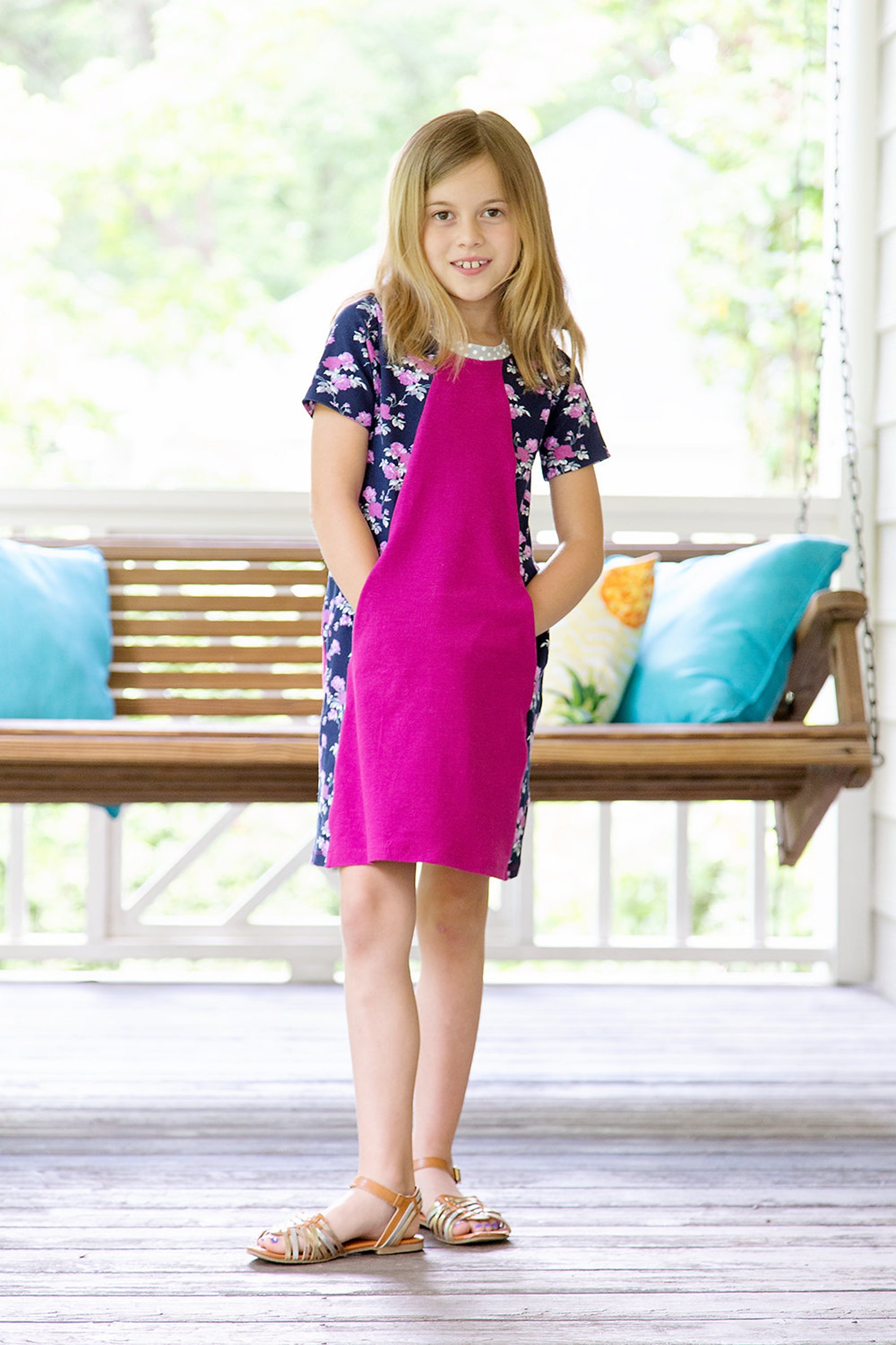 Mandrake Dress 616 PDF pattern tween knit dress pattern Etsy
