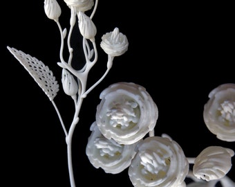 Fiore Settimo - Flor de filigrana impresa en 3D por Joshua Harker