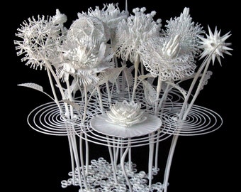 Mazzo di Fiori - 3d Printed Sculpture by Joshua Harker