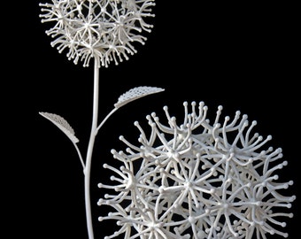 Fiore Terzo - 3d Printed Filigree Flower by Joshua Harker