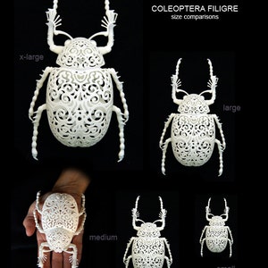 Käfer Skulptur Coleoptera Filigre klein Bild 5