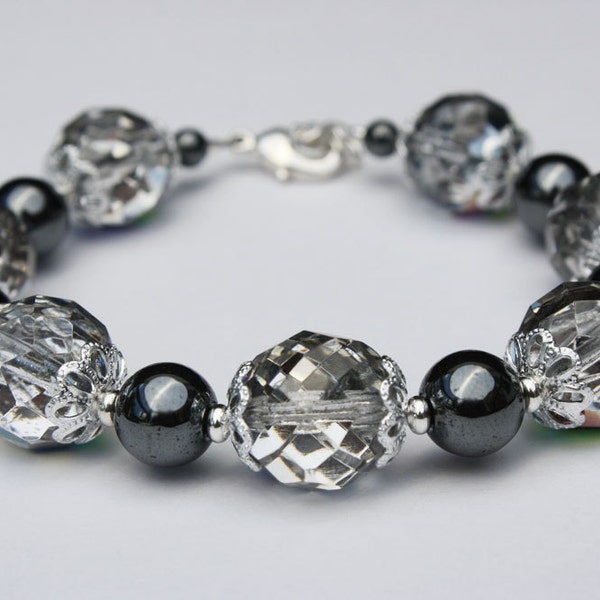 Vitrail & Hematite Bracelet