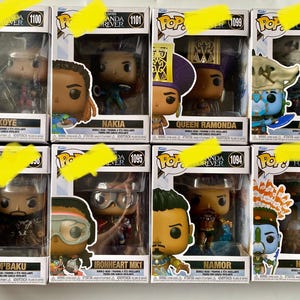Black Panther Funko Pop Vinyl Figures: Set of 8 Collectibles