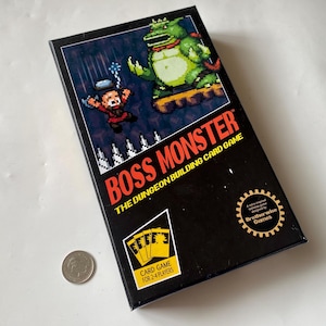 Boss Monster The Dungeon Building Jeu de cartes, Jeu de cartes d'inspiration rétro sur le thème du jeu vidéo, Jeux de cartes à collectionner, Jeux de camping et de voyage