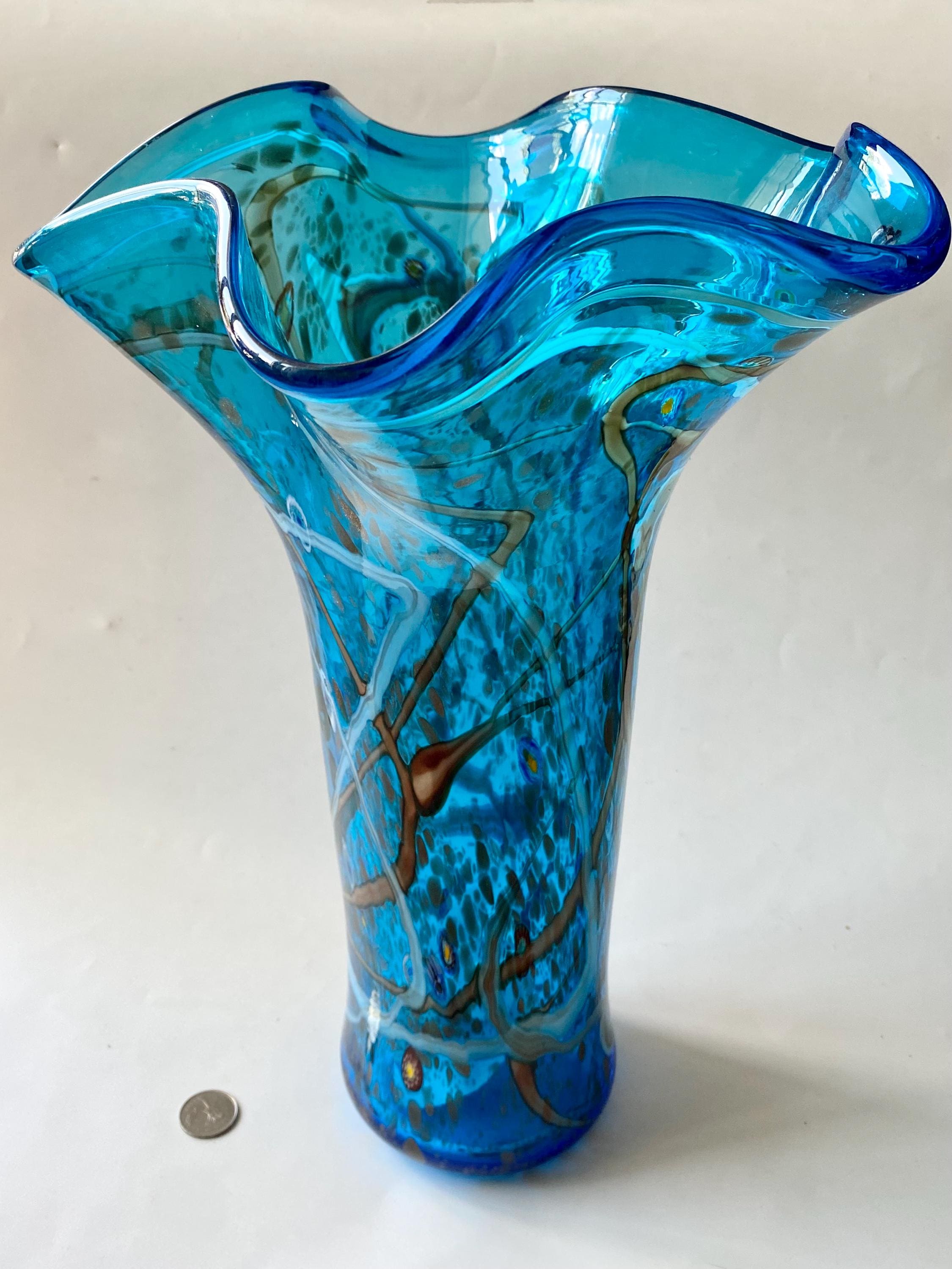 花瓶 ボヘミアグラス 大型 ボヘミアンガラス 赤 金彩 チェコスロバキア