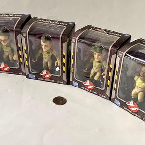 The Loyal Subjects Ghost Busters Figurines, Ghost Busters Characters Full Set, Collectible Ghostbusters Figurine, Ghost Movie Memorabilia