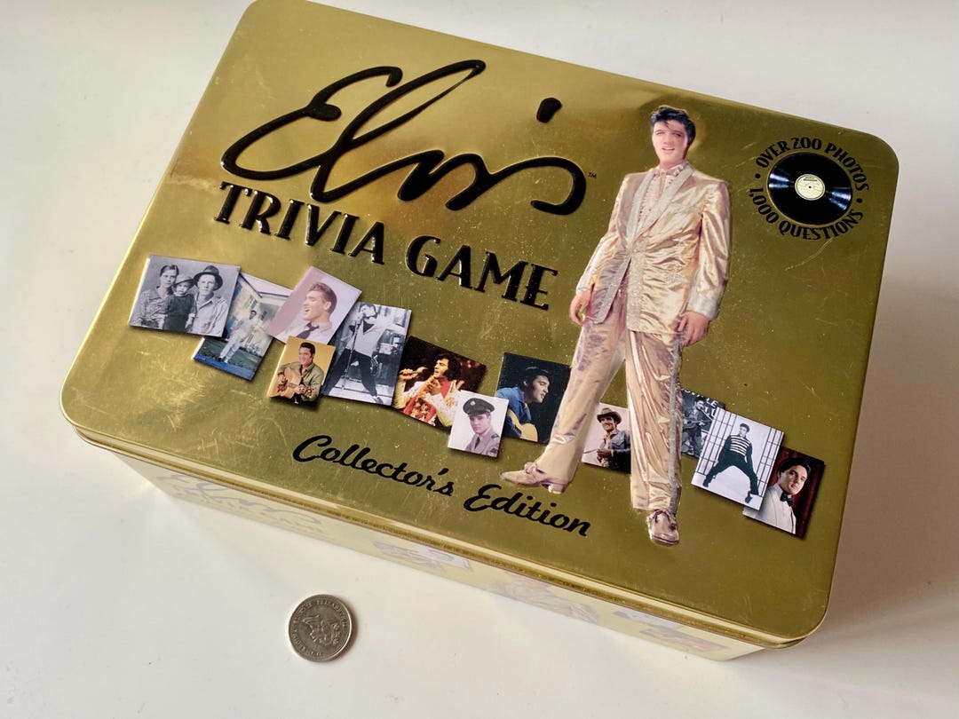 Vintage Elvis Presley Trivia Game: Collector's Edition 2003 - Etsy Canada