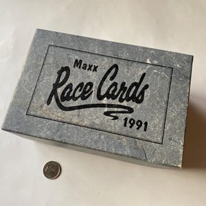 Vintage MAXX Race Cards 1991, complete 240 NASCAR-kaartenset, bonusfoliekaarten en opslag, American Racing Collectible-kaartenset