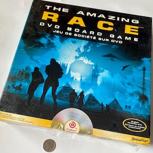 Brand New The Amazing Race DVD Board Game, Travel DVD Board Game, Collectible DVD Game, Tv Show Game