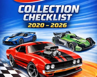 Hot Wheels Mainline Collection Checkliste 2020 - 2026 Excel-Datei