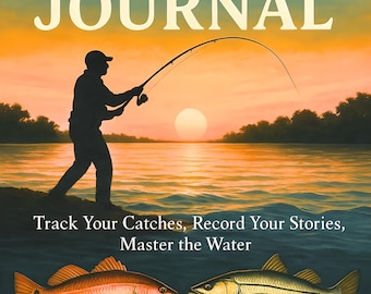 Fishing Journal Printable | Angler Log Book | Catch Tracker, Personal Bests, Gear & Spots Journal