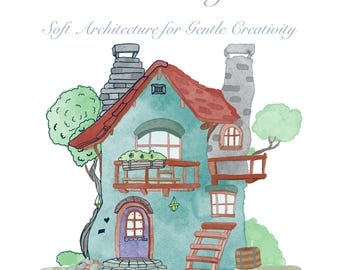 Calm House Reverse Coloring Book – Soft Architecture for Gentle Creativity | Clinical License