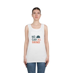 Motivational Unisex Heavy Cotton Tank Top - Perfect for Gym, Workouts, Casual Wear, Gift for Fitness Enthusiasts, Summer Fashion