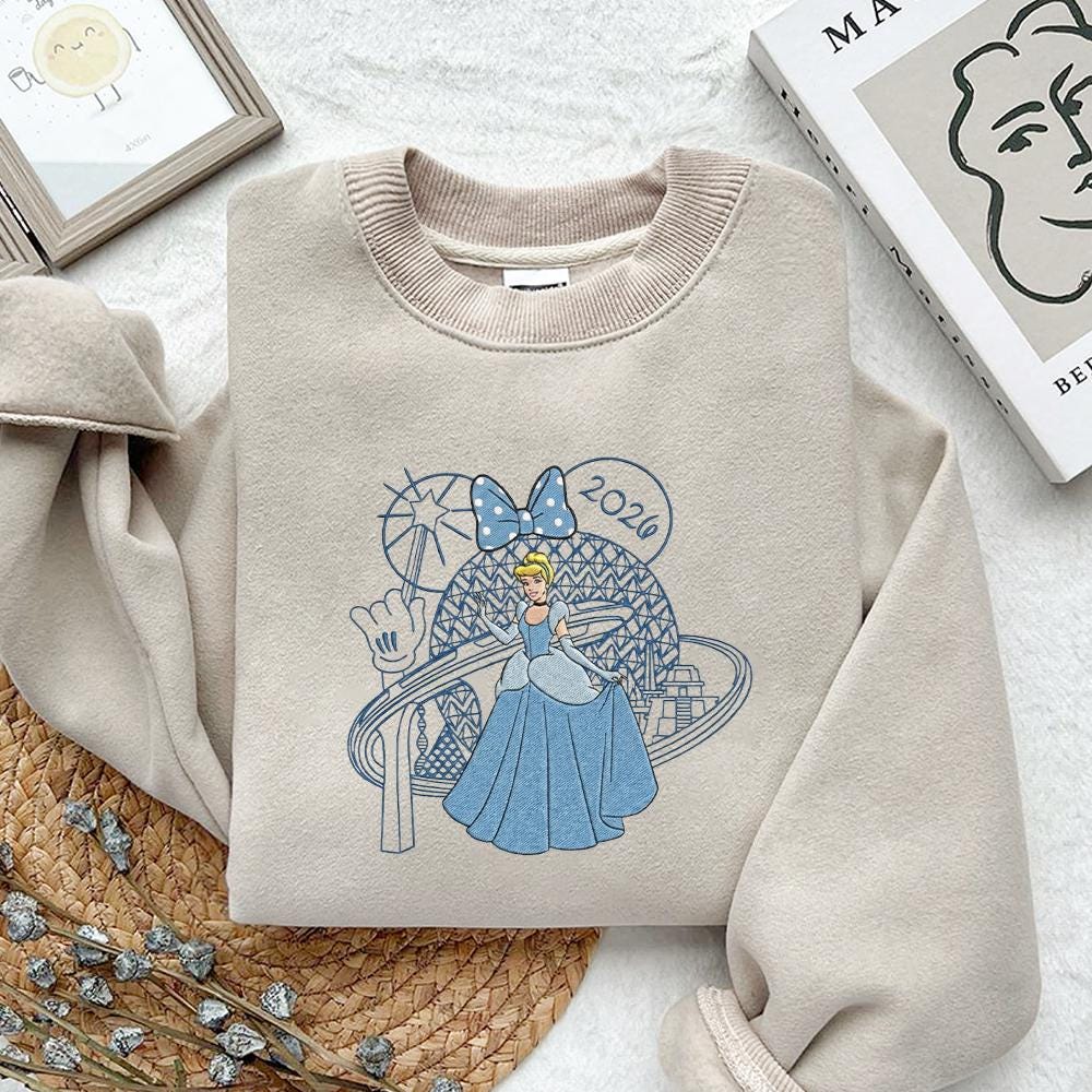 Epcot Pattern Line Work Princess Epcot Embroidery Design, Epcot Princess Embroidery Pattern ...
