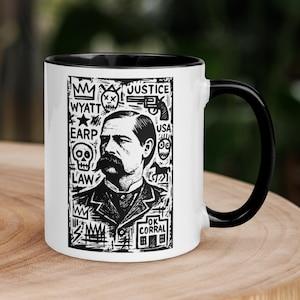 Wyatt Earp Outlaw Mug – Western Americana Ceramic Coffee Cup
