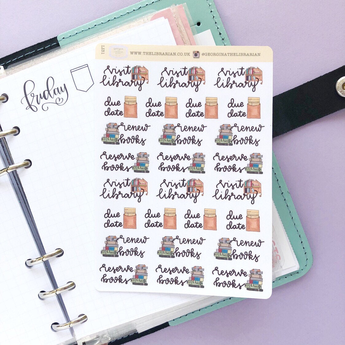 Visit the library Hand Drawn Planner Stickers renew book Etsy
