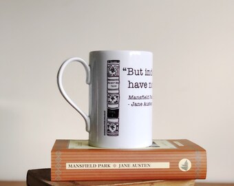 Mansfield Park quote tea mug