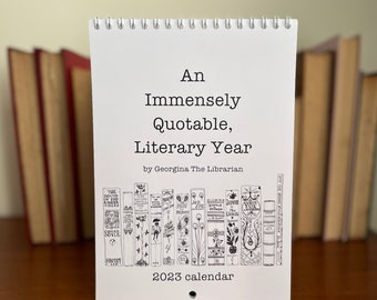 2024 literary quote wall calendar - PRE ORDER