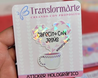 Variety of Holographic Christian Sticker Designs