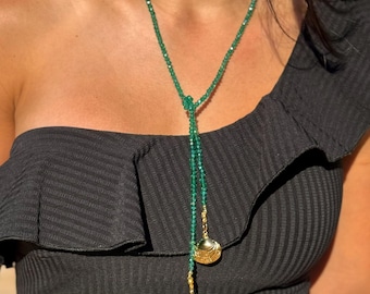 Seashell Wrap Necklace, Charm Necklace, Summer Charm Necklace, BeachJewelry, Summer Gifted Jewelry, Gift For- Her