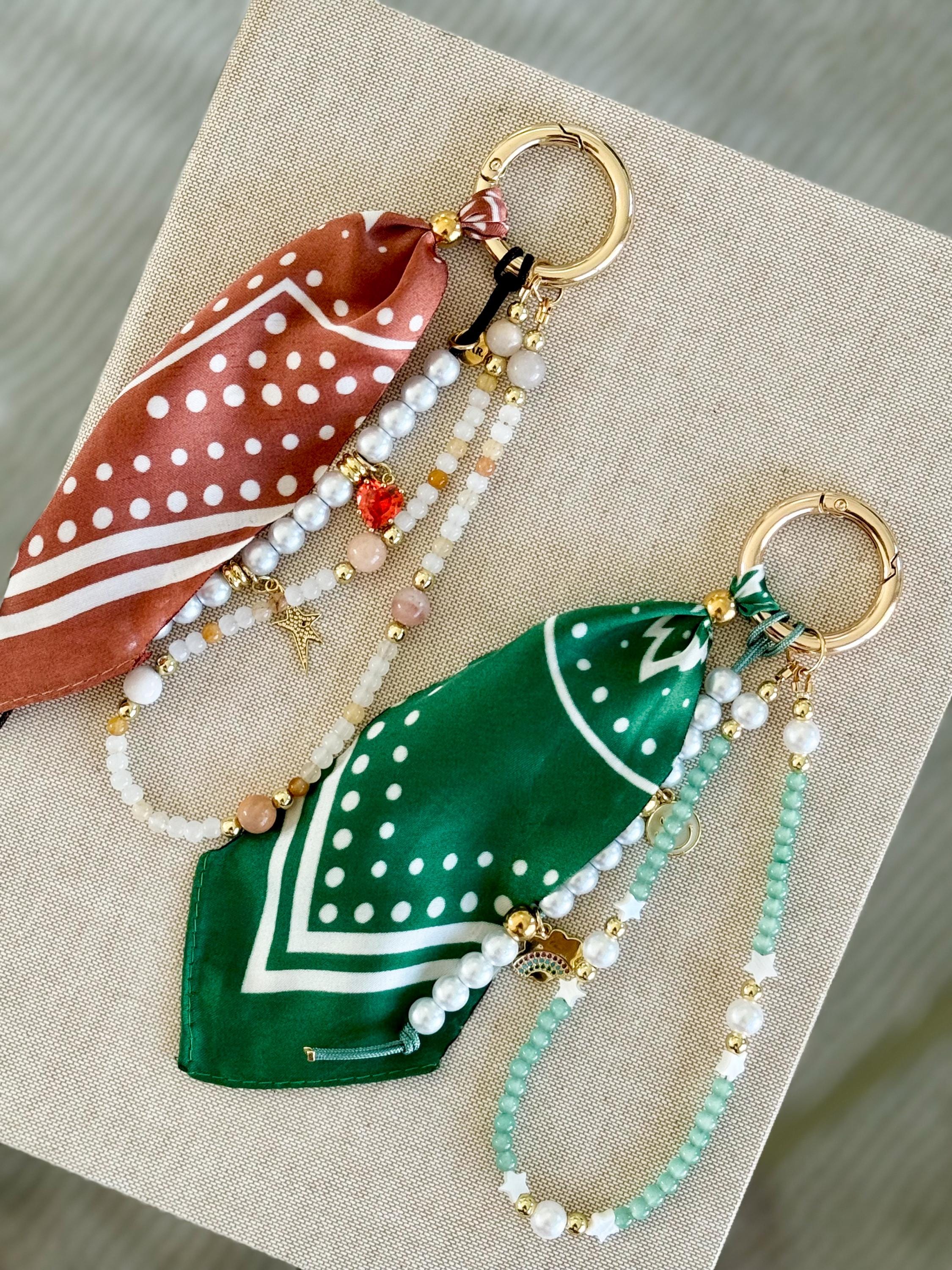 vacant archive dyed bandana keyring BANDANA KEYRING | VINTAGE