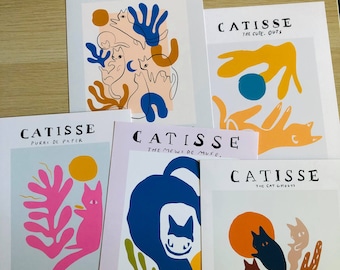 La serie de impresiones mate Catisse 8x10