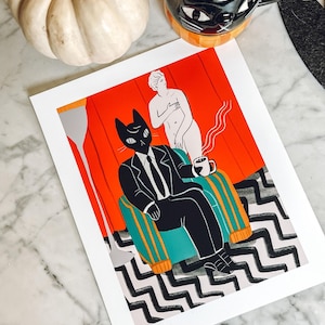 the dale cooper black lodge 8x10 matte print