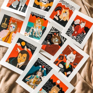 The twin peaks cats 8x10 matte prints vol 1