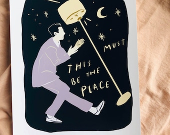 lamp dance david byrne print