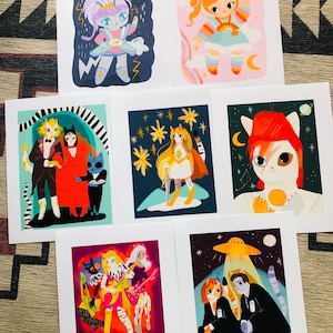 the pop culture magic cats large prints