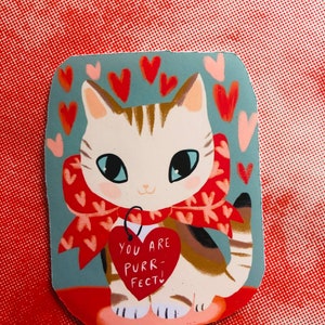 The matte vinyl printed valentines stickers image 3