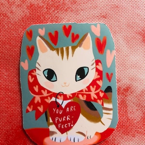 Pegatinas de San Valentín impresas en vinilo mate imagen 3