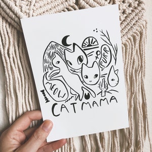 Mini impression Cat mama
