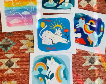 Die Regenbogenkatze 20x20x10x10x10x10