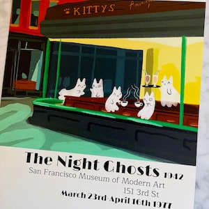 The Night Ghosts 11x17 matte cardstock poster