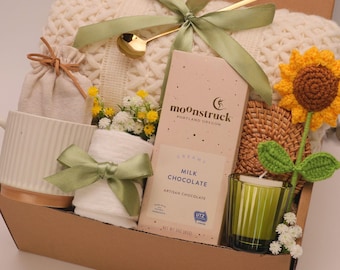 Sending Hugs Gift Box for Her, Care Package For Her, Care Package Friend,Encouragement Gift, Cheer Up Gift Box, Thinking Of You