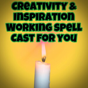 Creativity & Inspiration Working Spell Casting Service