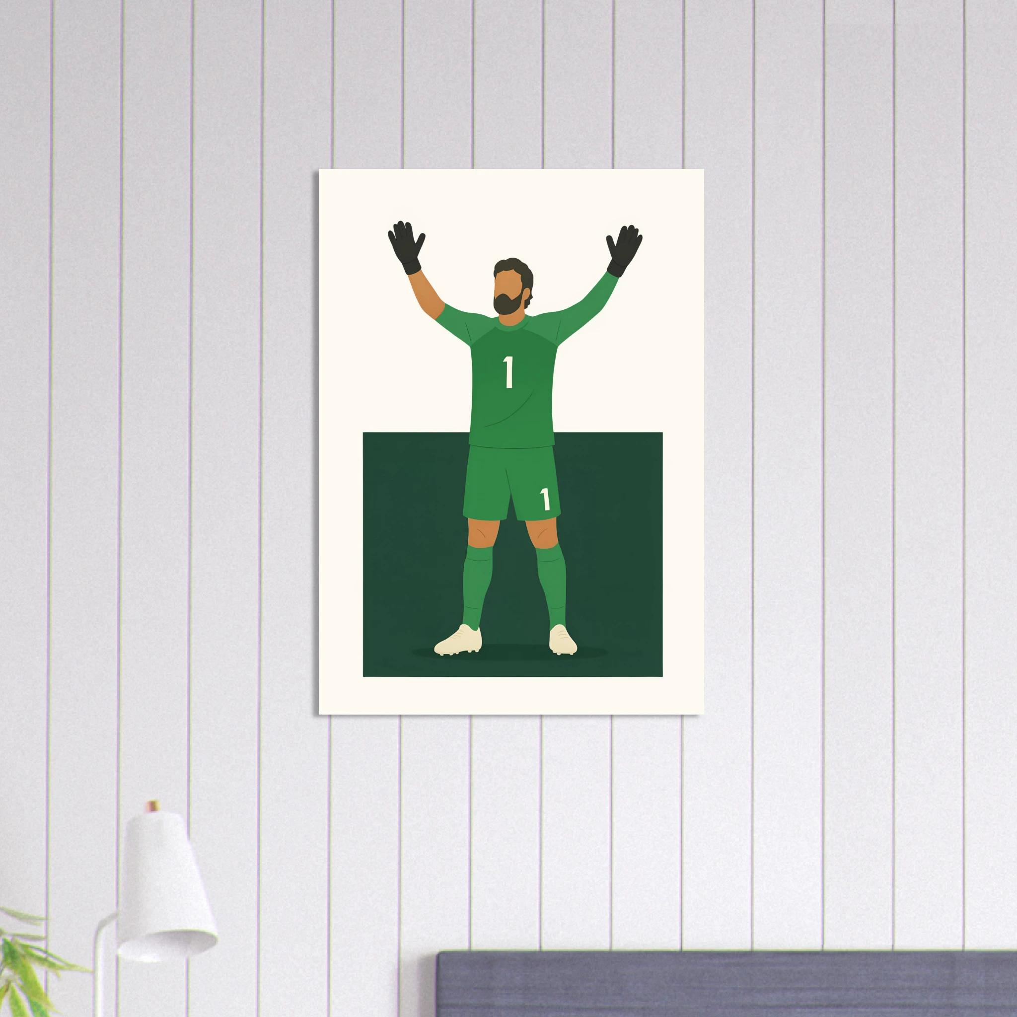 Alisson Becker Poster – Liverpool Goalkeeper Wall Art - Etsy