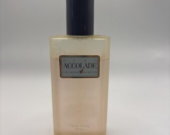 Enjuague facial tonificante Avon Accolade Collagen Elastin Paso 2 5 oz NOS