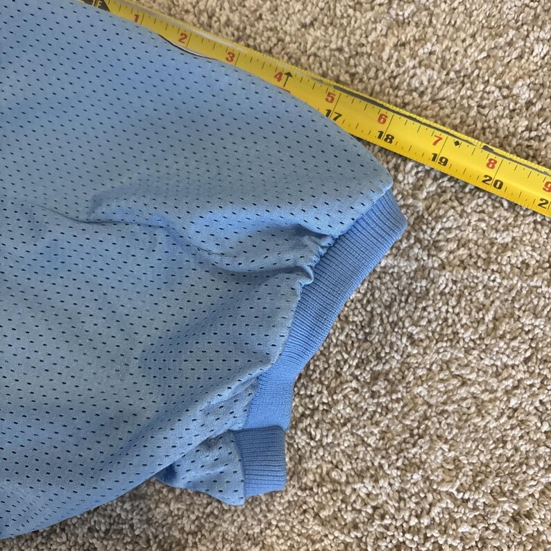 Vtg BIKE UNC Tar Heels Football Jersey #97 90s Mesh NCAA North Carolina Blue Os image 8
