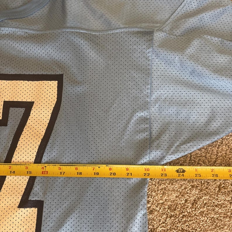 Vtg BIKE UNC Tar Heels Football Jersey #97 90s Mesh NCAA North Carolina Blue Os image 6