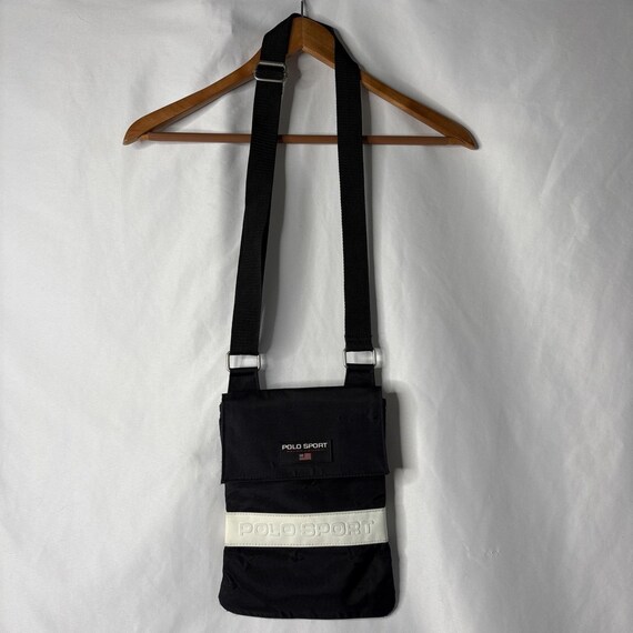 Vintage 90s Y2K Ralph Lauren Polo Sport Crossbody Bag Purse Travel