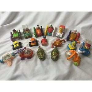 Vintage Lot der Happy Meal Spielzeuge von Don Donuts